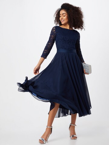 Robe de soirée SWING en bleu