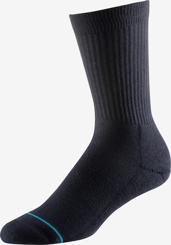 Stance Socks in Blue: front