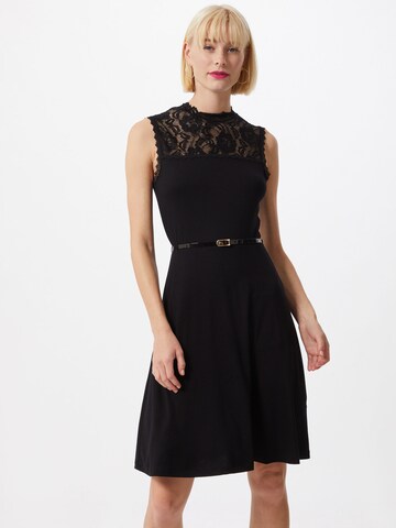 Robe 'Leia Dress' ABOUT YOU en noir : devant