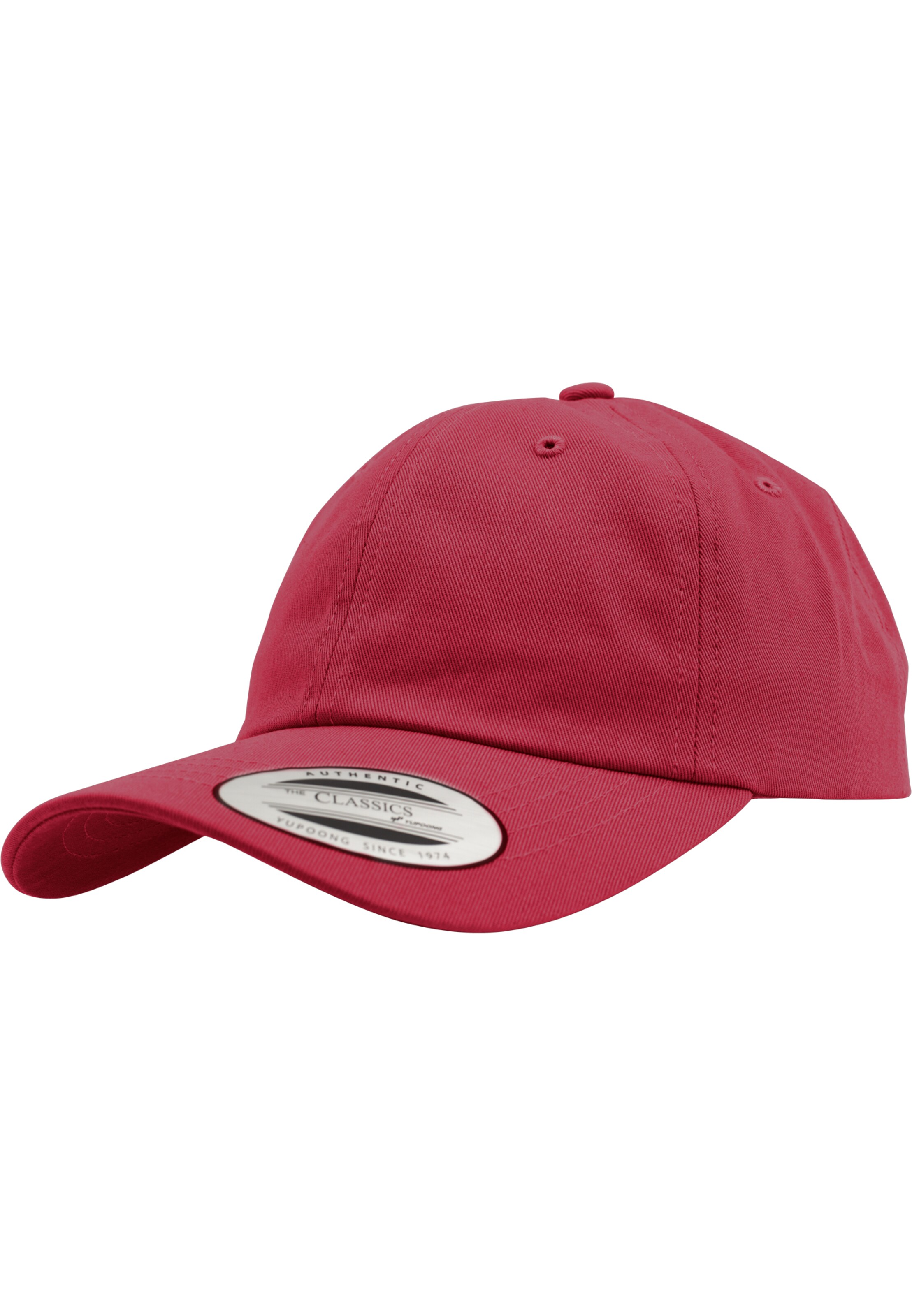 Cappello da baseball di Flexfit in rosso: frontale