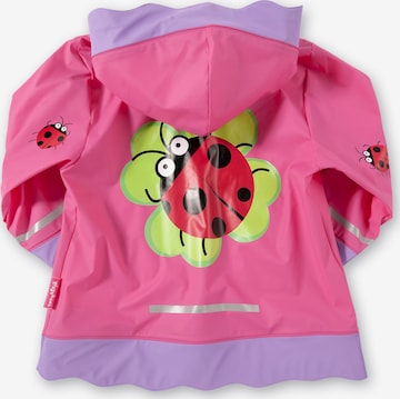 PLAYSHOES Coat 'GLÜCKSKÄFER' in Pink