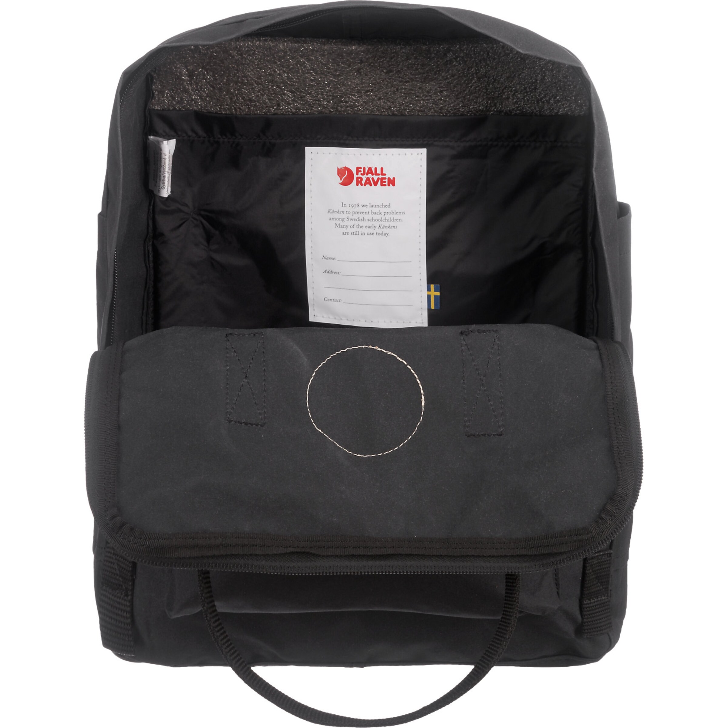 Fjällräven Ryggsäck 'Kanken' i svart