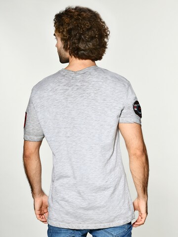 TOP GUN Shirt 'Stormy' in Grey