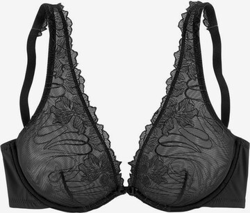 LASCANA T-shirt Bra in Black: front