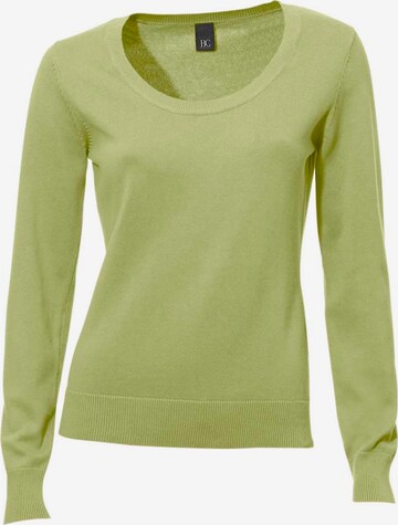 Pull-over heine en vert : devant