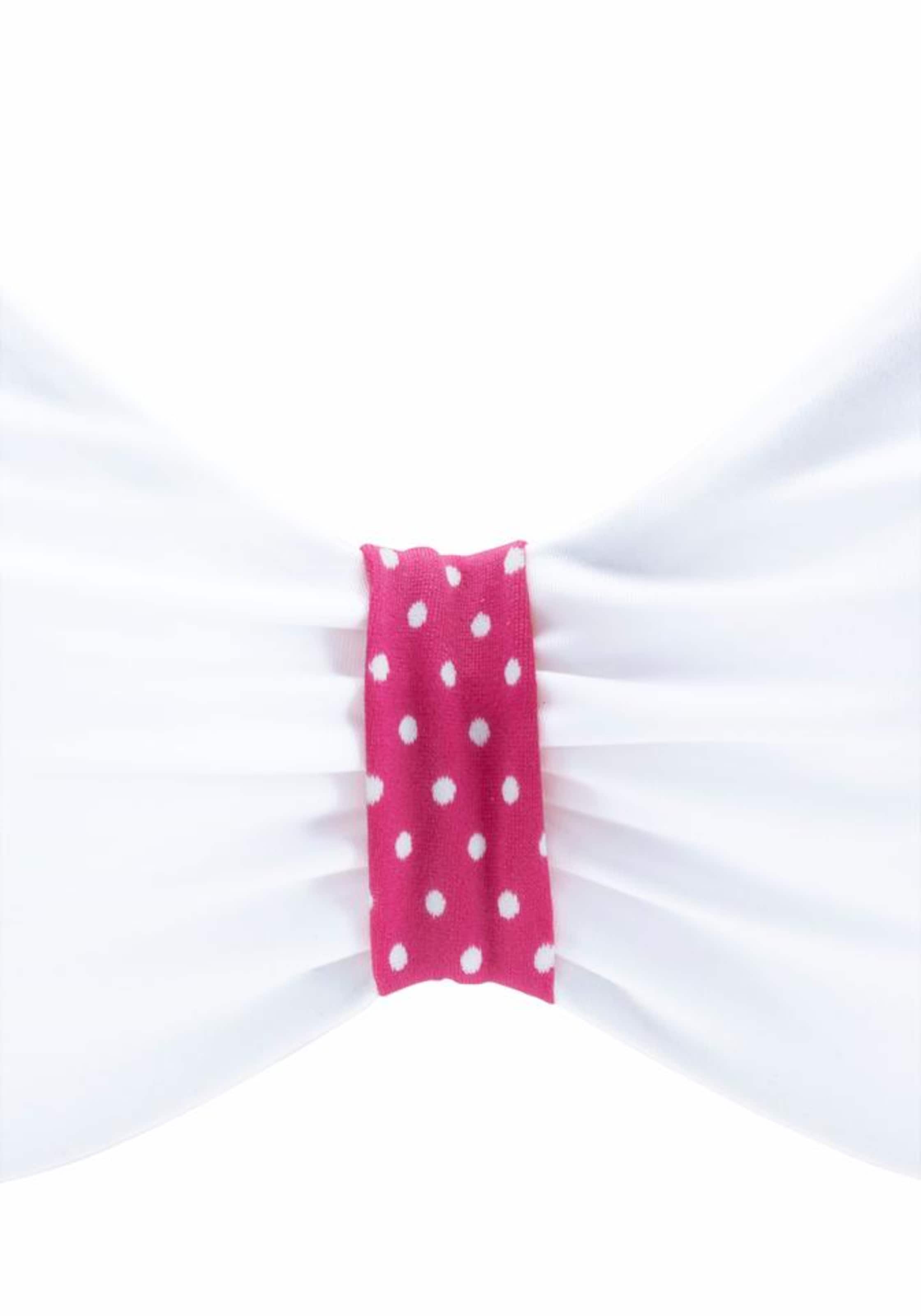 BUFFALO Õlapaelteta topp Bikiinid, värv valge