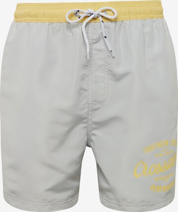 TOM TAILOR Board Shorts in Grey: front