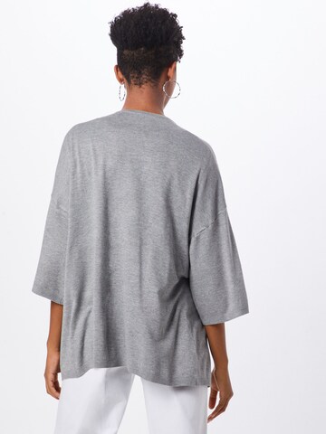 Cardigan 'Mafa' ICHI en gris : derrière