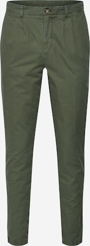 DAN FOX APPAREL Chino 'Anton' in Groen: voorkant