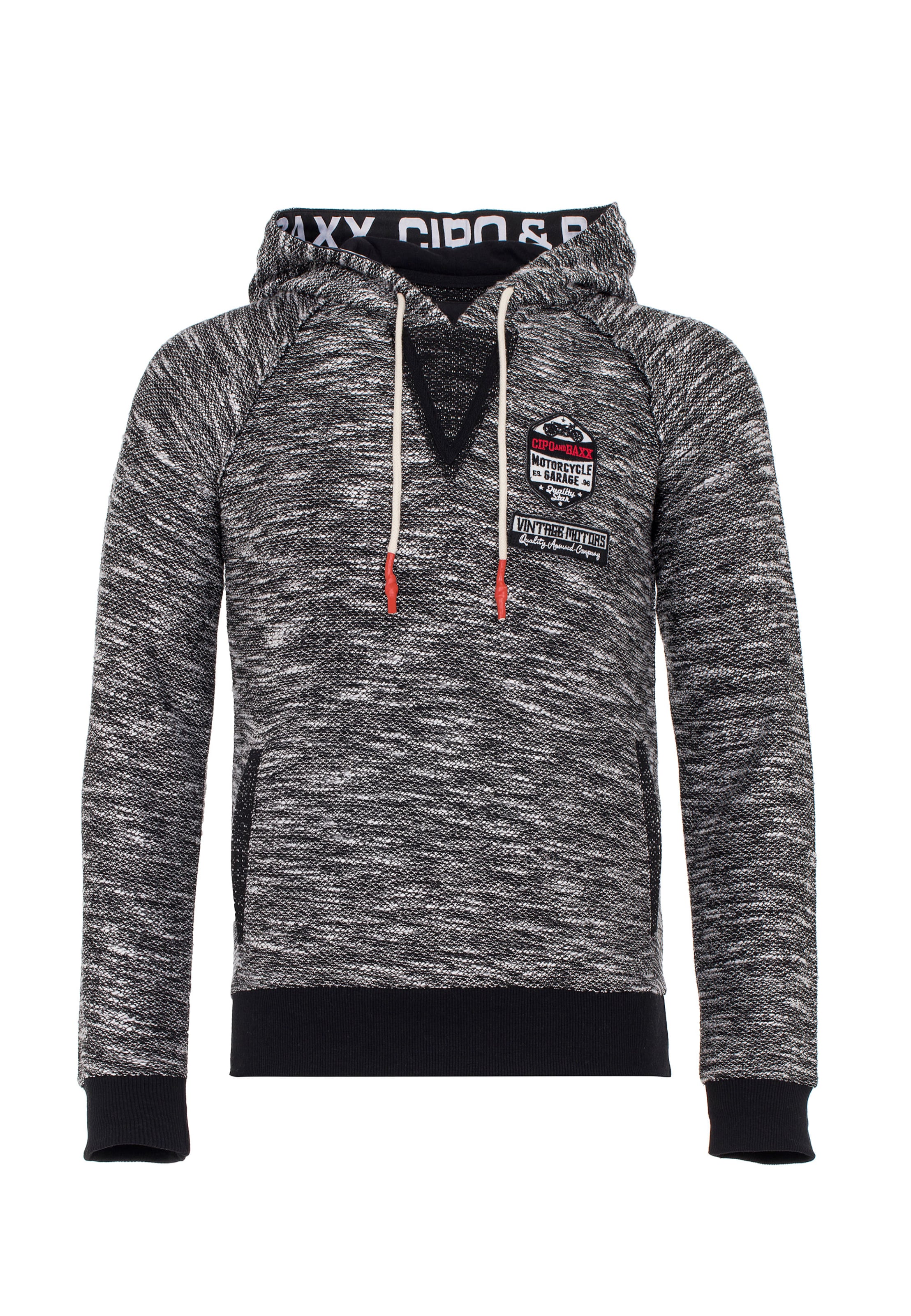 CIPO & BAXX Pullover in Grau: Vorderseite