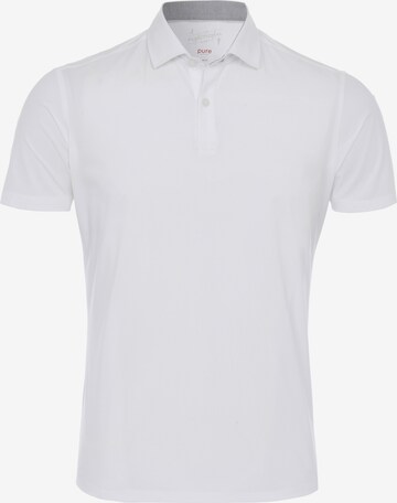 PURE Slim fit Shirt in Wit: voorkant