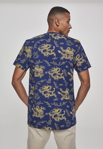 Mister Tee Shirt 'Dragon' in Blauw