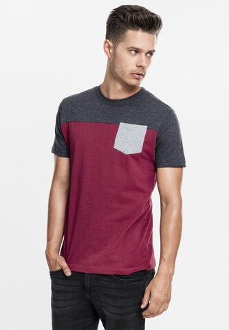 T-Shirt Urban Classics en rouge : devant