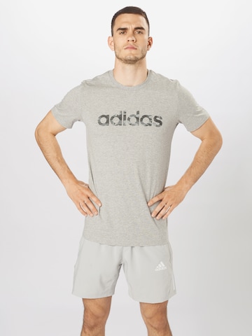 ADIDAS PERFORMANCE - Camiseta funcional en gris: frente