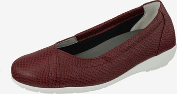 Natural Feet Ballet Flats 'Collien' in Red: front