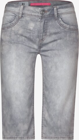 STREET ONE Slimfit Shorts in Grau: predná strana