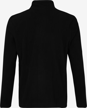 CHIEMSEE Athletic fleece jacket in Black: back