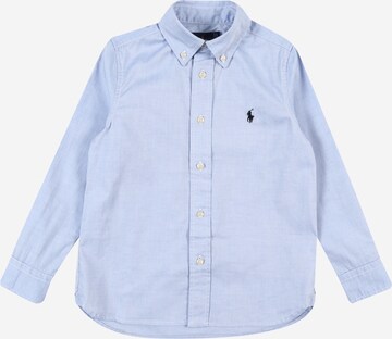 Slim fit Camicia di Polo Ralph Lauren in blu: frontale