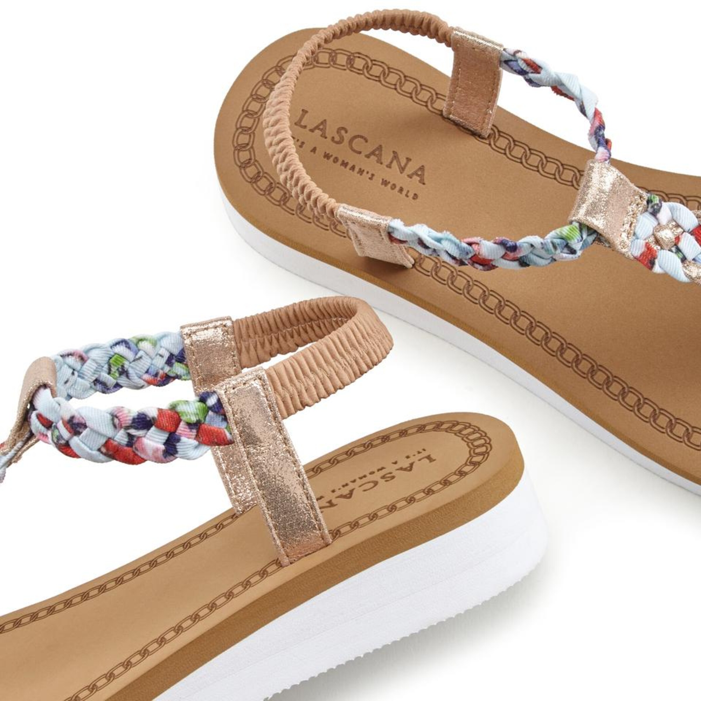 LASCANA Varvastossut värissä monivärinen