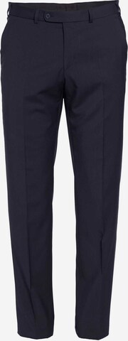 Digel Regular Pleat-Front Pants in Blue: front