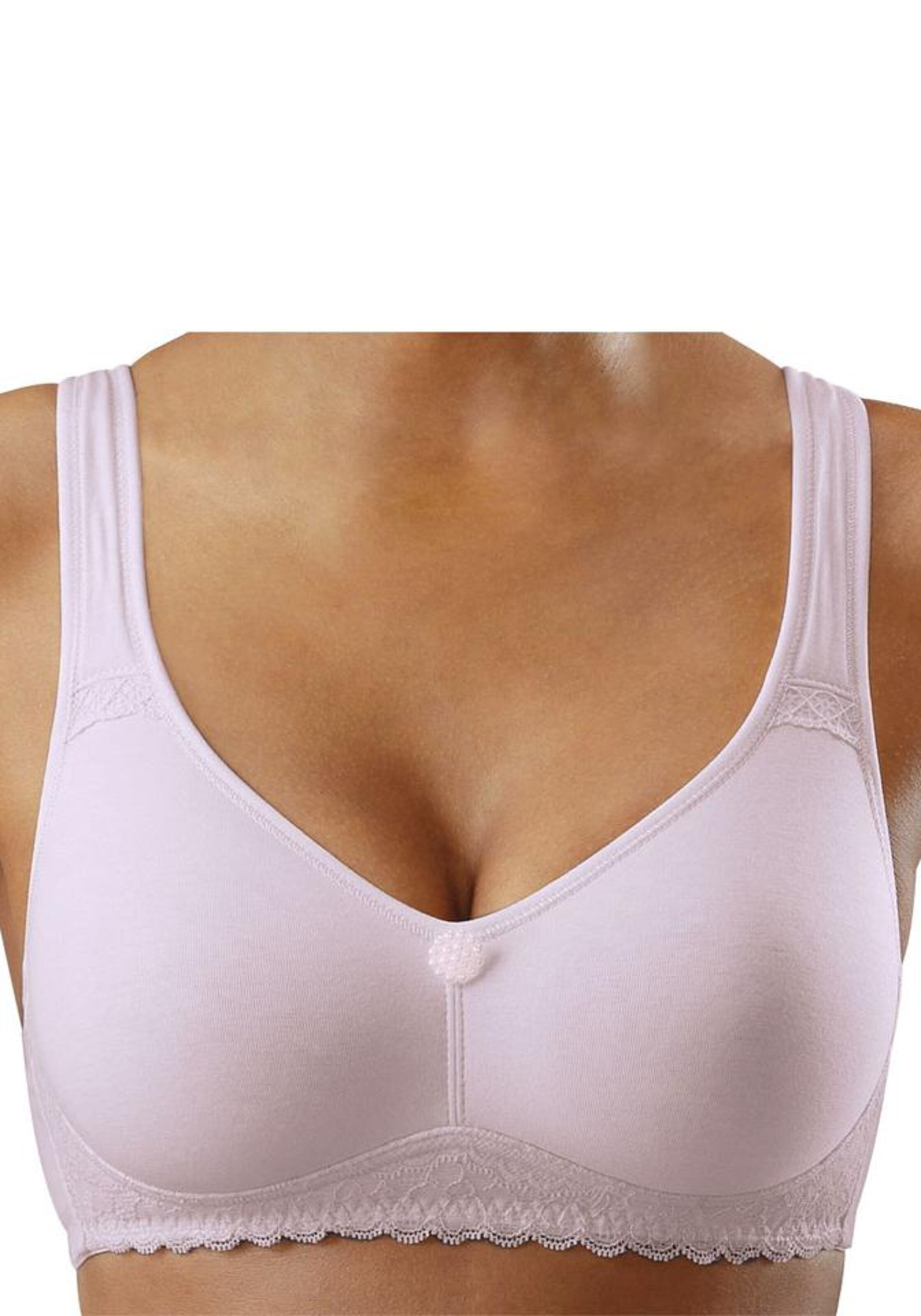 PETITE FLEUR - Entlastungs-BH ohne Bügel (2 Stück) in hellblau