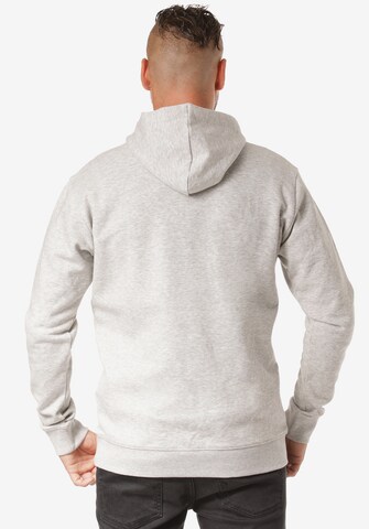Young & Reckless Kapuzenpullover 'Square Logo Griffon' in Grau