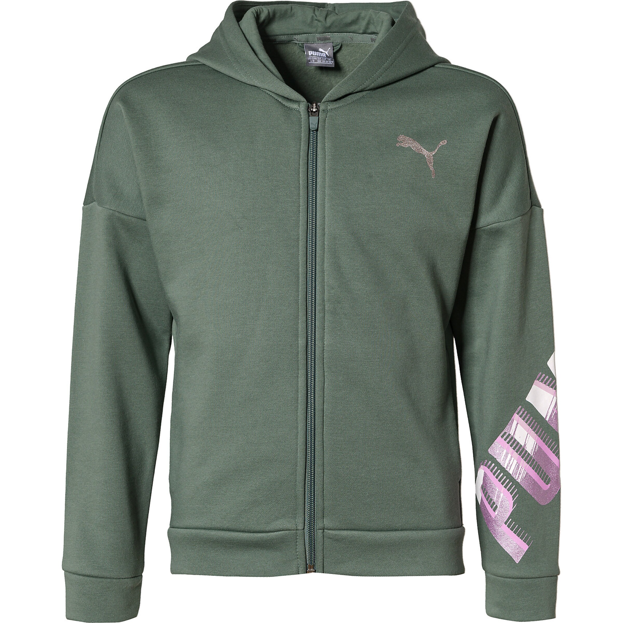 PUMA - Kapuzenjacke in khaki