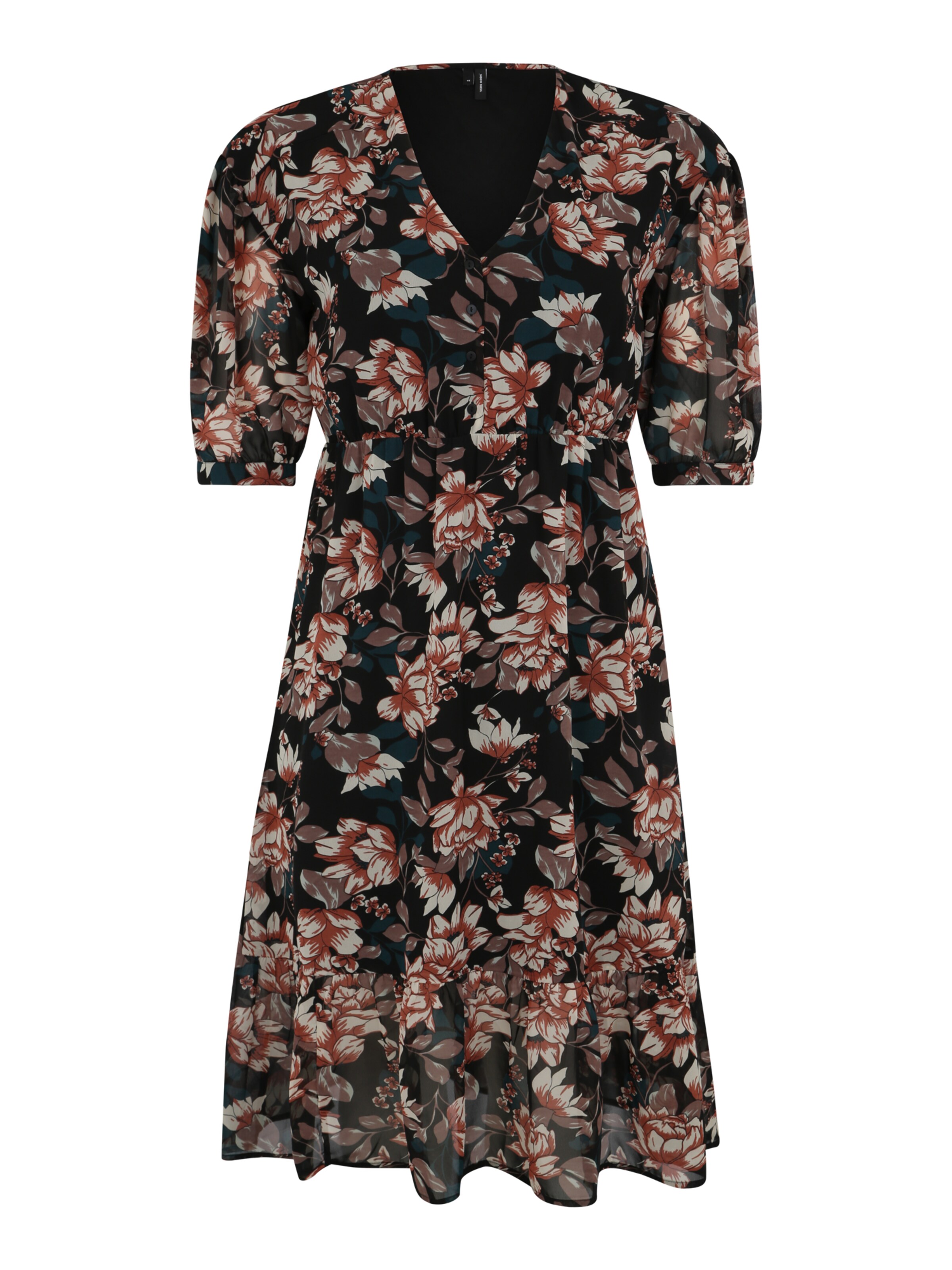 Vero Moda Curve - Jurk 'VMWILMA' in de kleur Gemengde kleuren