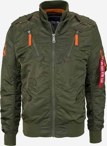 ALPHA INDUSTRIES Jacke 'Falcon II' in Grün: predná strana