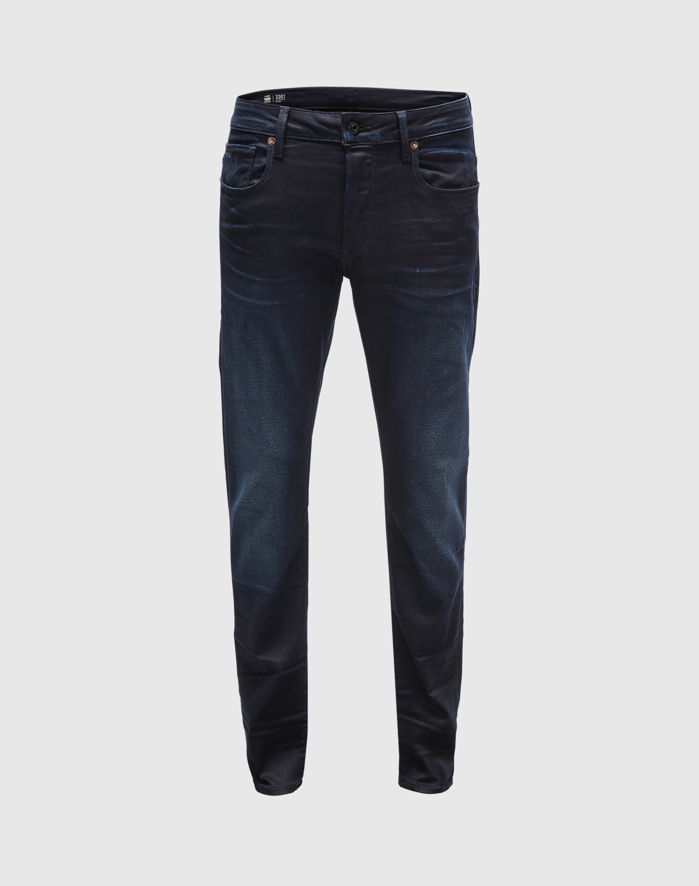 Männer Jeans G-Star RAW Jeans '3301 Slim' in Dunkelblau - EQ36279