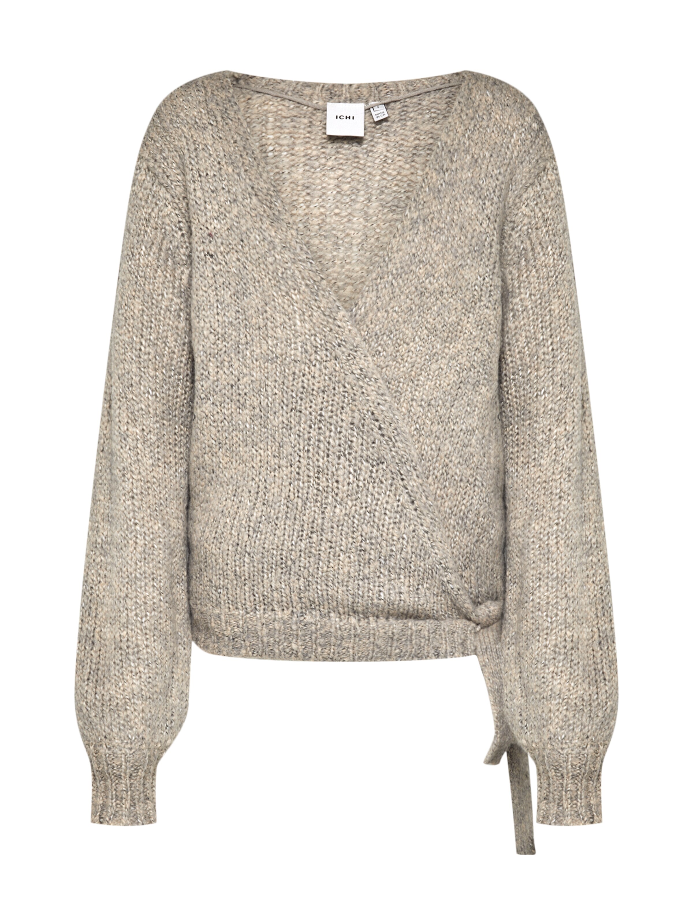 ICHI - Trui 'INES CA' in de kleur Grijs