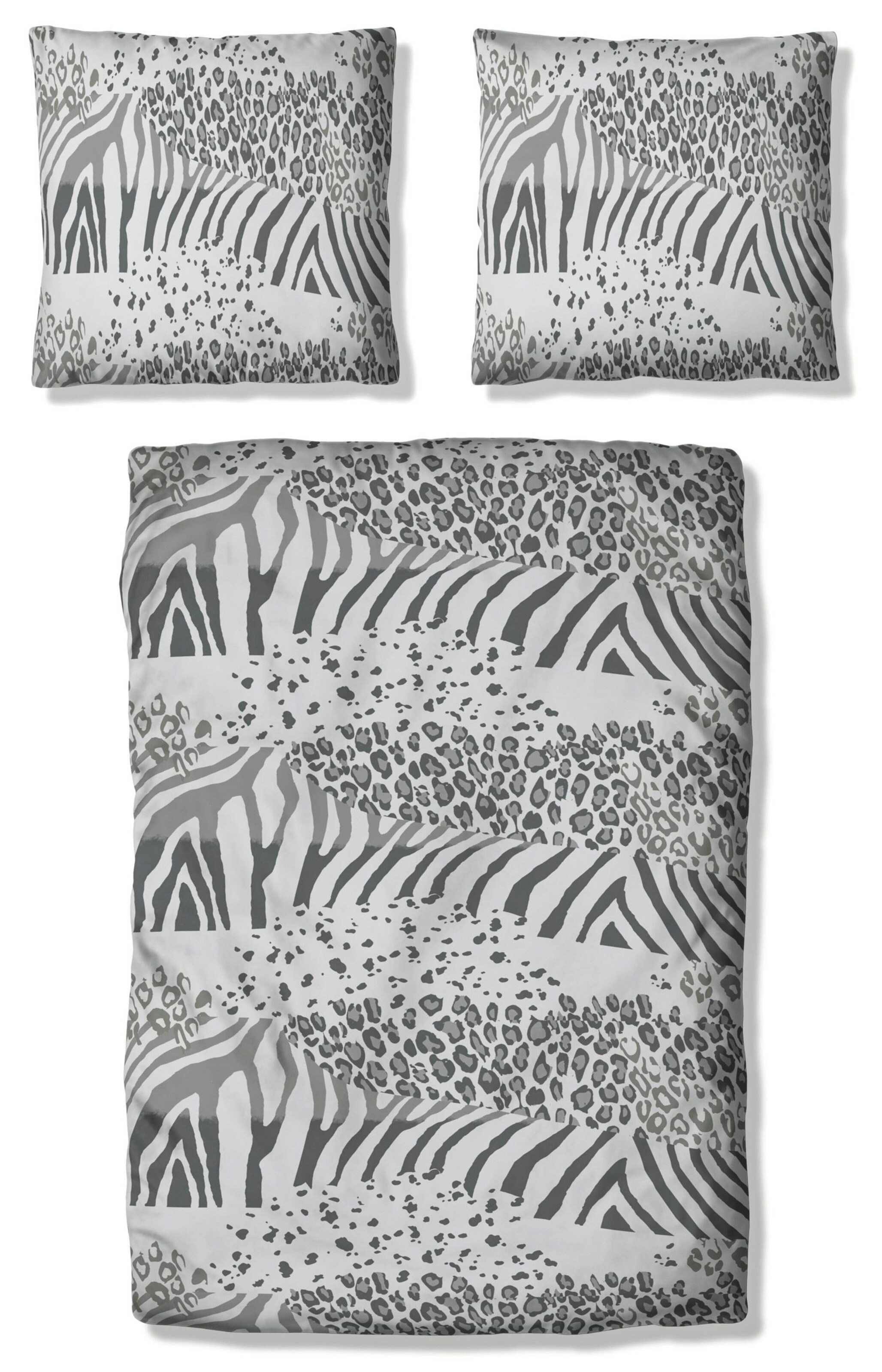 BRUNO BANANI - Bettwäsche 'Animal' in grau