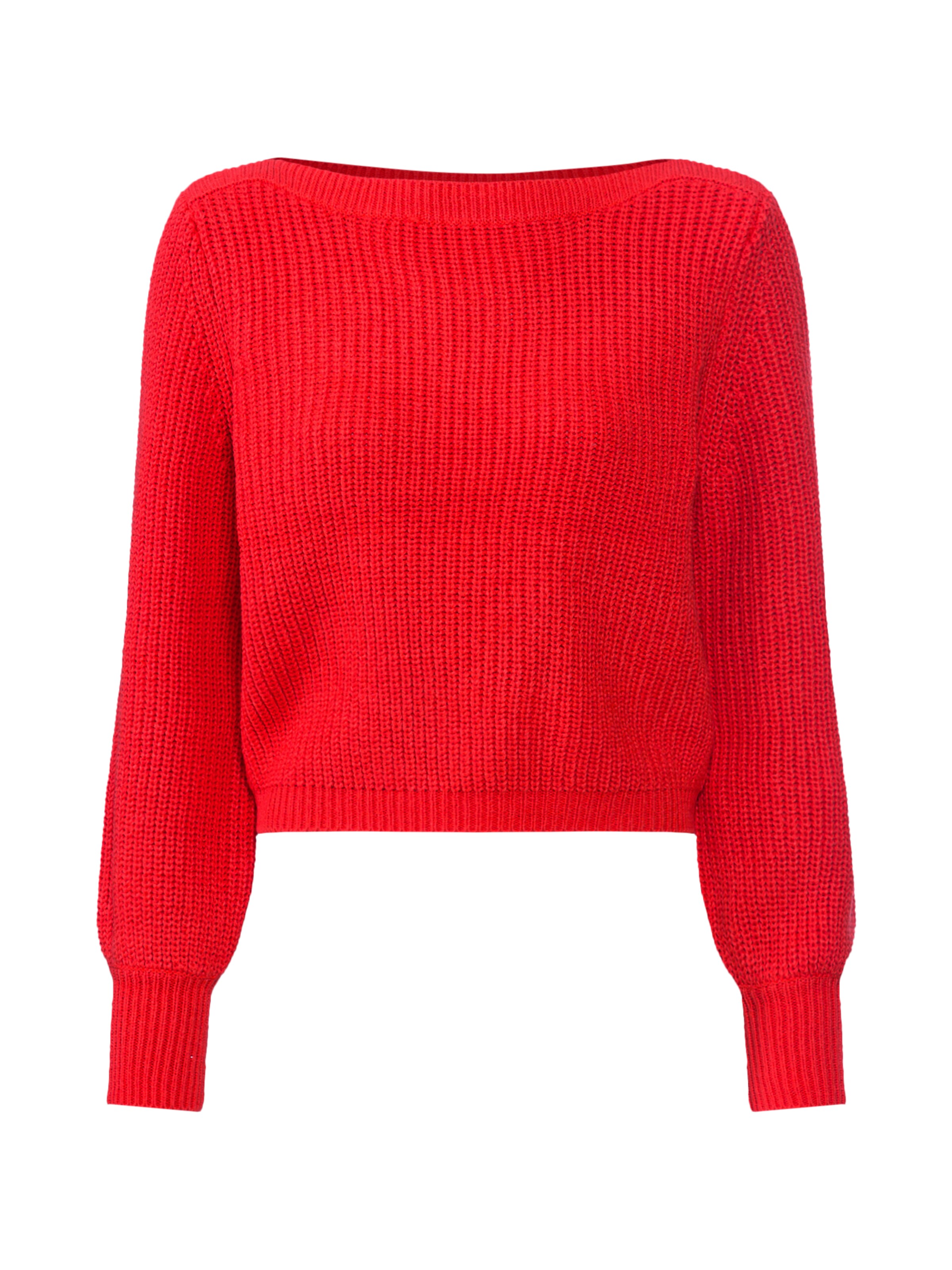 ONLY - Trui 'ONLATTILANA L/S PULLOVER KNT' in de kleur Rood