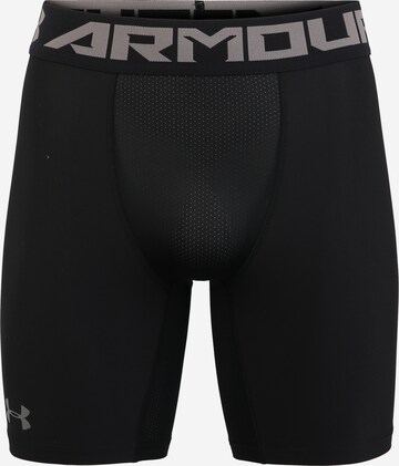 UNDER ARMOUR Skinny Sportovní kalhoty – černá: přední strana