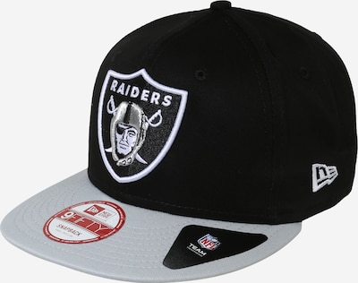 Cappello da baseball 'Oakland Raiders' NEW ERA di colore grigio / nero, Visualizzazione prodotti