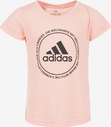 ADIDAS PERFORMANCE Performance Shirt 'YG TR Prime' in Pink: front