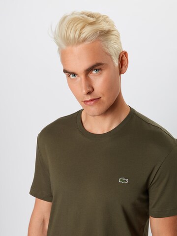 Lacoste Sport Regularny krój Koszulka w kolorze zielony