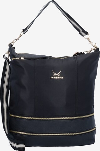 SANSIBAR Crossbody Bag in Black: front