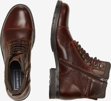 Bottines à lacets 'Albany' JACK & JONES en marron