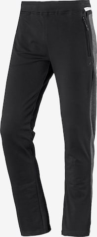 JOY SPORTSWEAR Regular Workout Pants 'Fernando' in Black: front