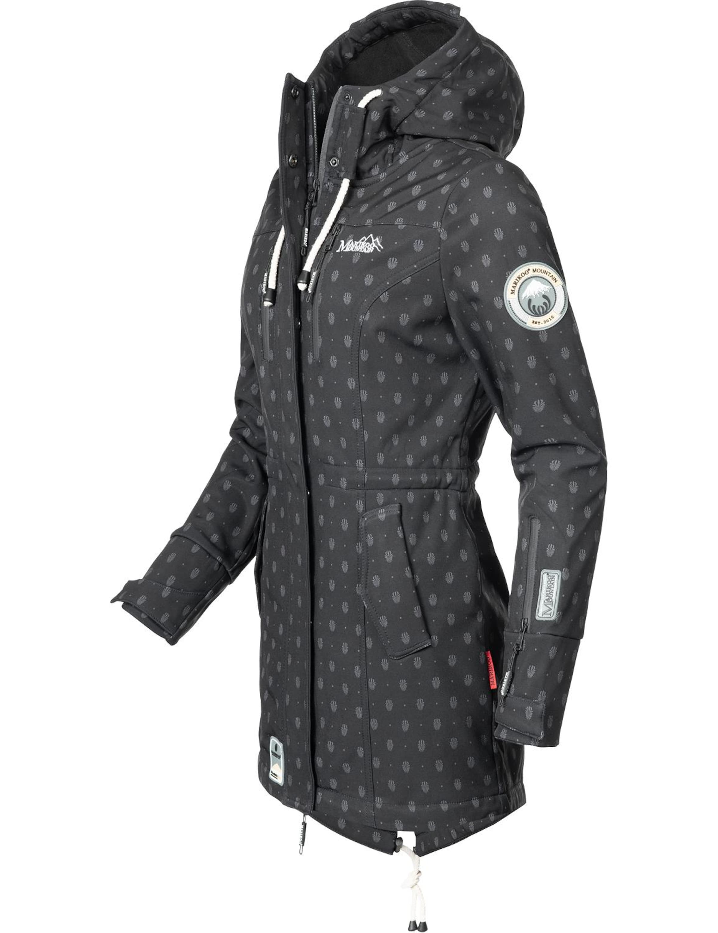 Manteau fonctionnel 'Zimtzicke' MARIKOO en noir