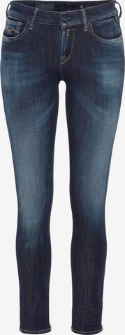 REPLAY Skinny Jeans in Blauw: voorkant