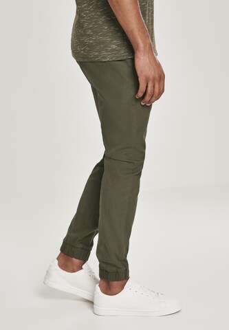 SOUTHPOLE Tapered Trousers in Green