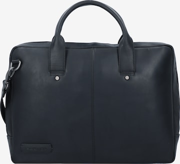 Plevier Document Bag in Black: front