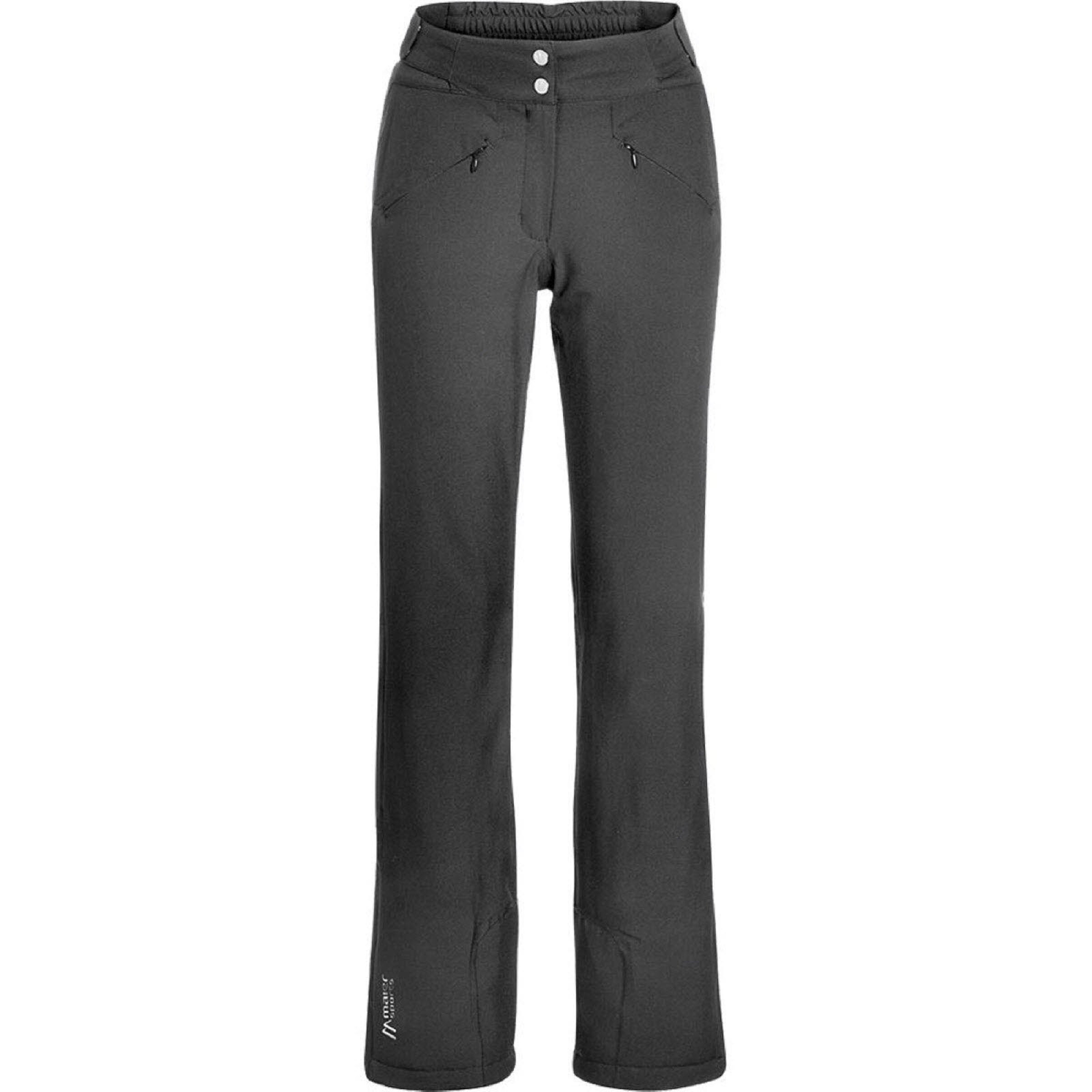 Maier Sports Regular Skihose in Schwarz: Vorderseite