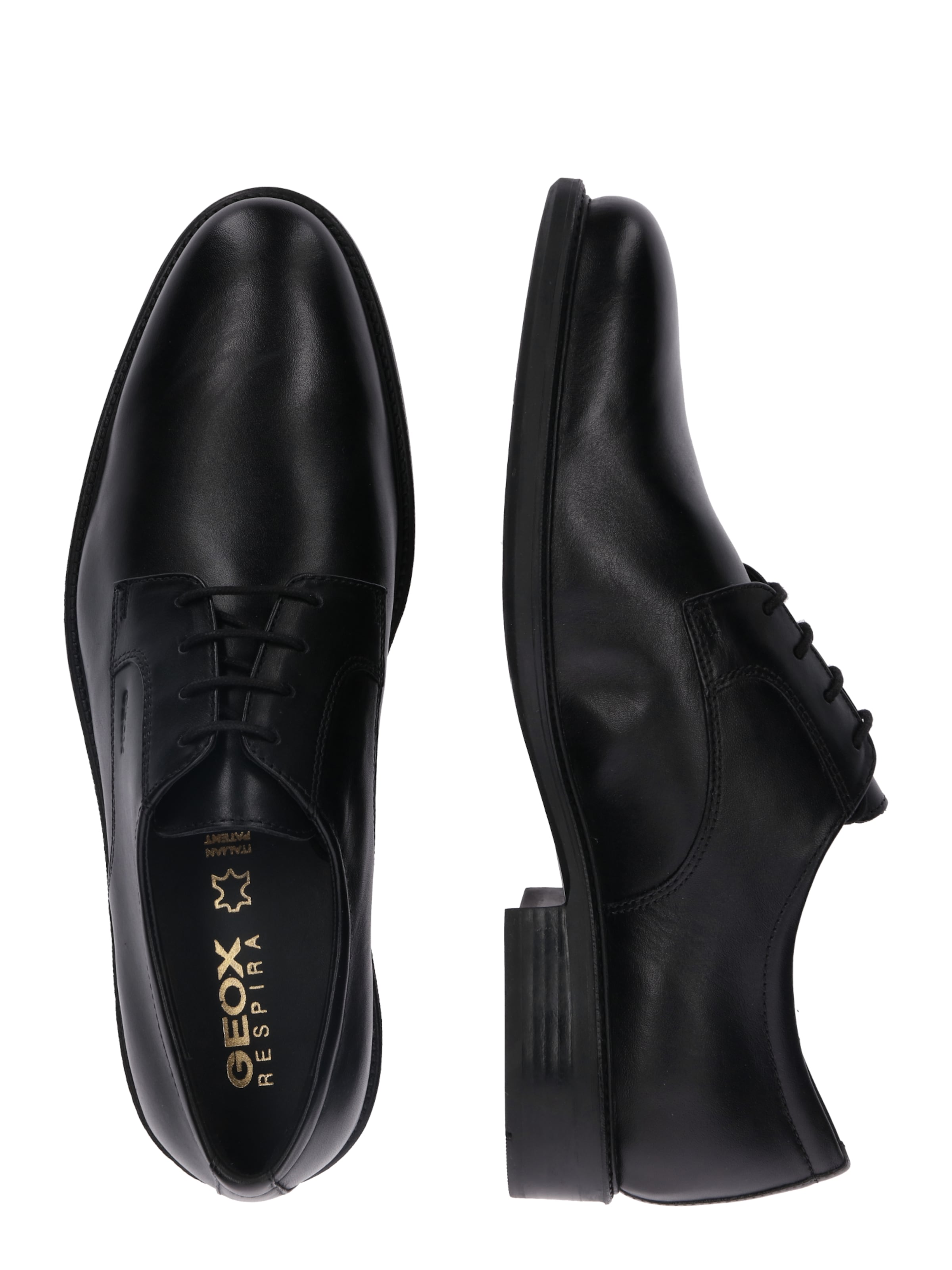 GEOX Lace-up shoe in Black: side