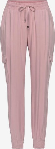 Effilé Pantalon BUFFALO en rose : devant