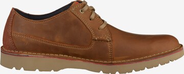 CLARKS Schnürschuh 'Vargo Plain' in Braun