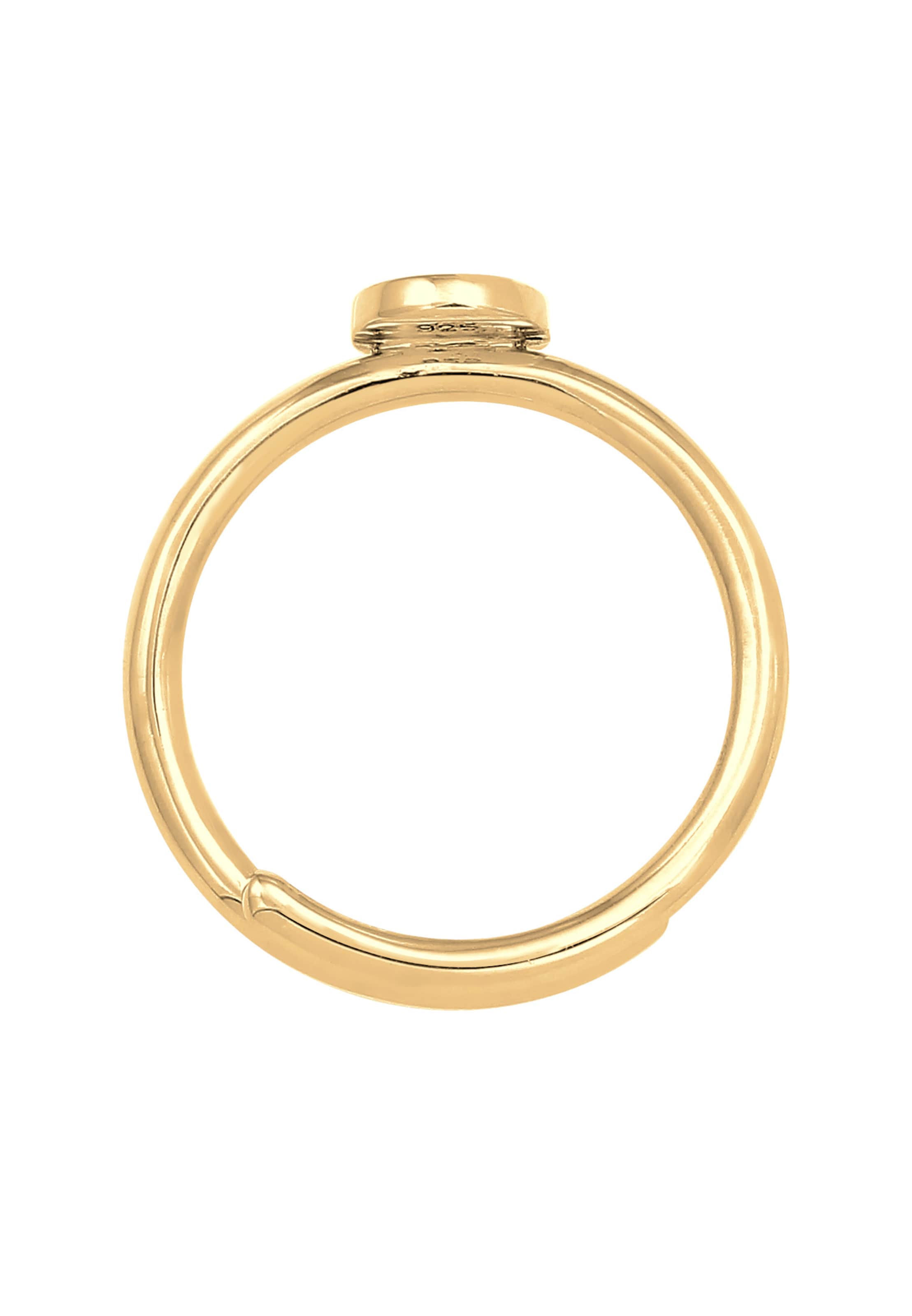 ELLI Ring 'Initial 'N in Gold