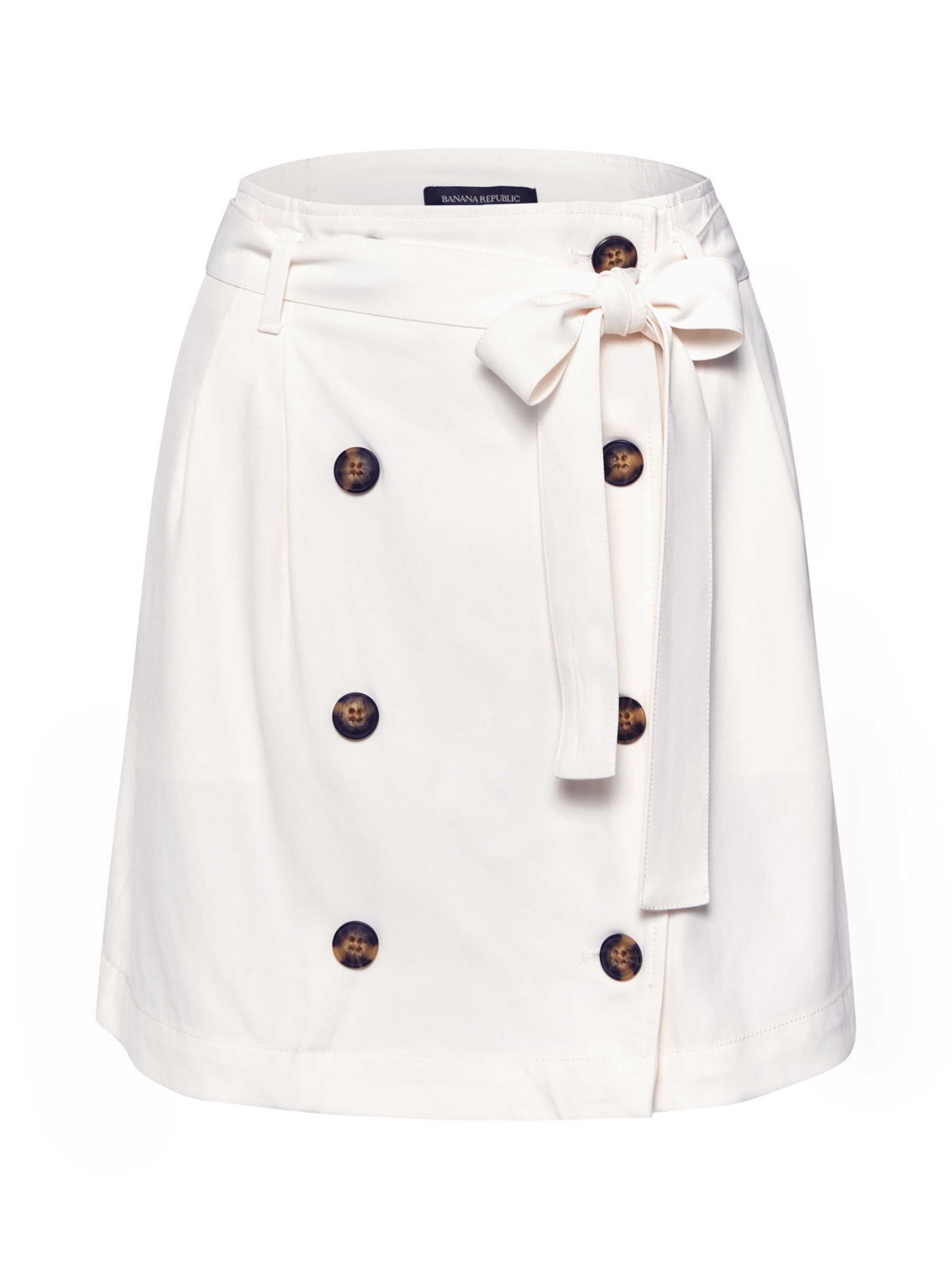 Banana Republic - Rock 'PAPER BAG WAIST TRENCH SKIRT' in weiß